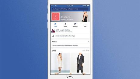 Facebook prueba una solución eCommerce de tienda online dentro del sitio para negocios