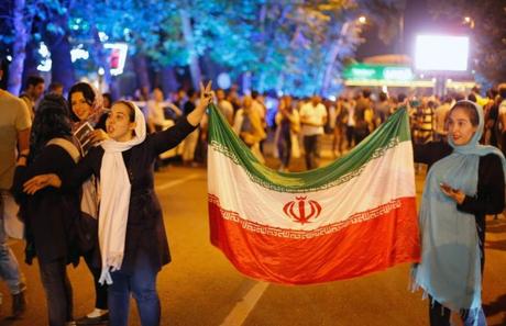 Irán celebra el acuerdo nuclear / Abedin Taherkenareh (EFE)