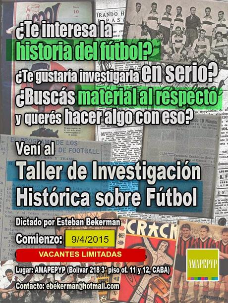 Taller de Investigación Histórica sobre Fútbol