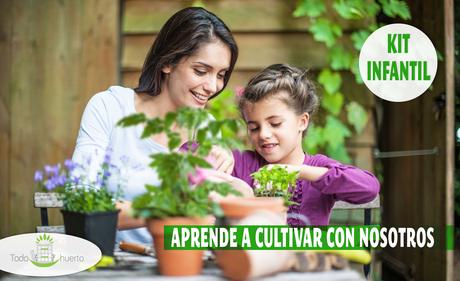 Como montar un huerto en casa con los niños