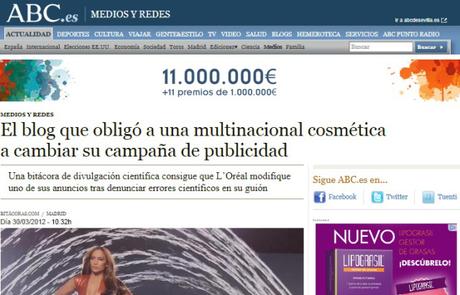 Cómo puede un blog de divulgación científica poner en jaque a una multinacional de la cosmética