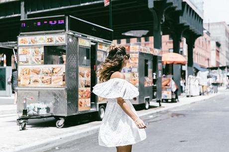 White Lace Dress New_York-Off_The_Shoulders-Lace_Dress-Chicwish-Outfit-Wavy_Hair-Outfit-Street_Style-White_Dress-Collage_VIntage-8