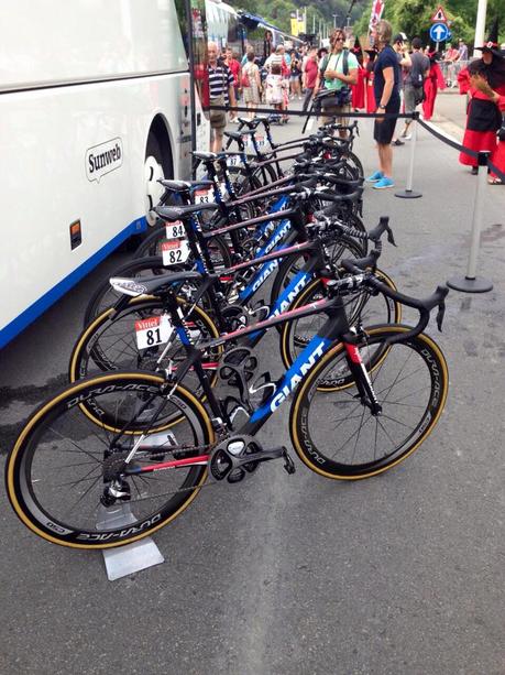 Tour de Francia 2015: bicicletas del Giant-Alpecin