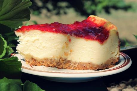 CHEESECAKE DE NARANJA Y FRAMBUESA CHEESECAKE DE NARANJA Y FRAMBUESA