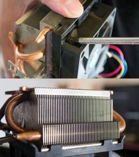 Aprendiendo a limpiar el cpu. limpiar-disipador-pc-cooler-ventilador