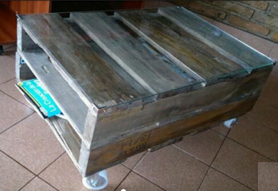 Como hacer una mesa ratona con #Pallets Como hacer una mesa ratona con #Pallets