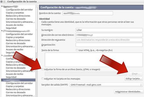 Como añadir una firma con imagen a los emails en Thunderbird