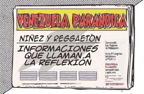 Font page cómic - niñez y reggaetón