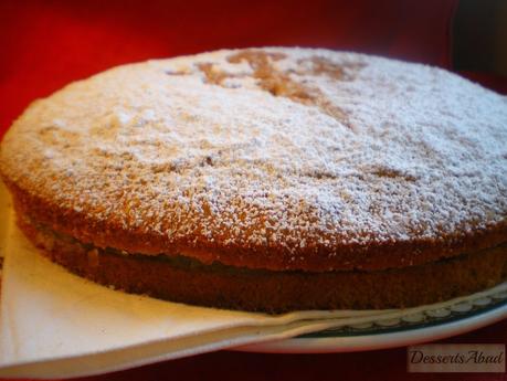 Torta compostelana con cidra