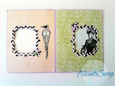 ❀ Tarjeta Peek-A-Boo con mensaje escondido .. Tutorial #37 de Latinas AC