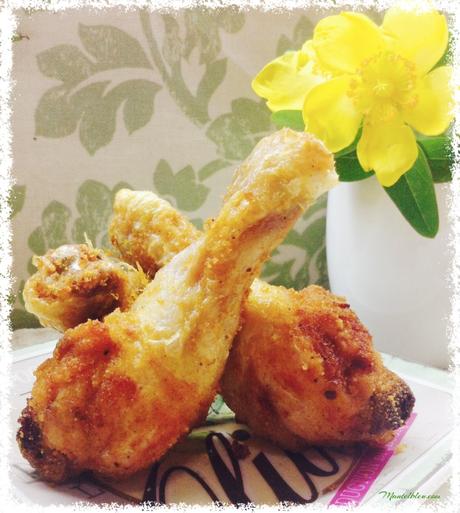 Jamoncitos de pollo frito picantes Jamoncitos de pollo frito picantes