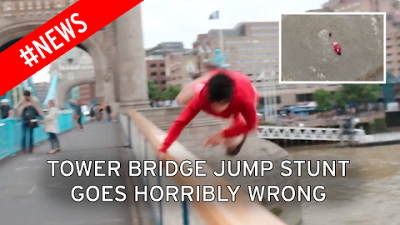 Un 'youtuber' se tira por un puente de Londres