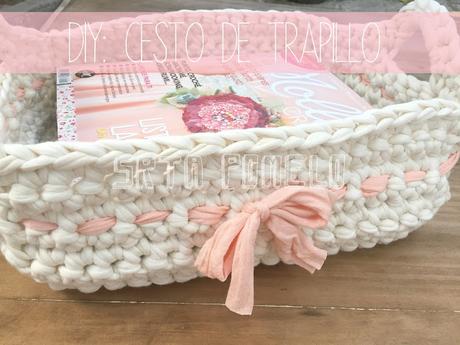 DIY: una cesta de trapillo. DIY: una cesta de trapillo.