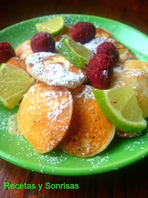 POFFERTJES DE LIMA Y YOGURTH POFFERTJES DE LIMA Y YOGURTH