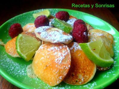 POFFERTJES DE LIMA Y YOGURTH POFFERTJES DE LIMA Y YOGURTH