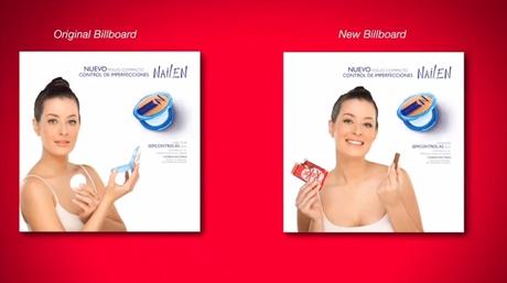 Kit Kat “trollea” las vallas publicitarias para que los modelos se tomen un respiro