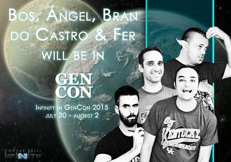 Menos de 3 días para la Gen Con 2015:Corvus Belli y Warsenal Menos de 3 días para la Gen Con 2015:Corvus Belli y Warsenal