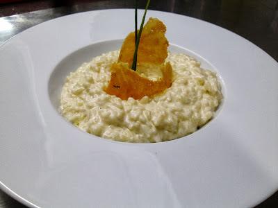 Risotto cuatro quesos