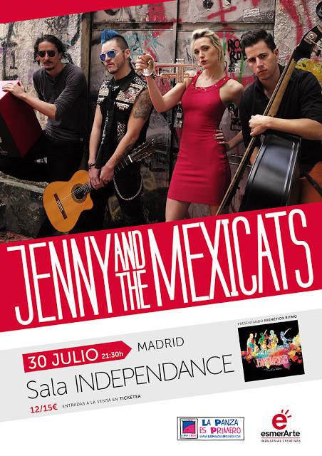 JENNY AND THE MEXICATS EN CONCIERTO EN MADRID - 30 DE JULIO