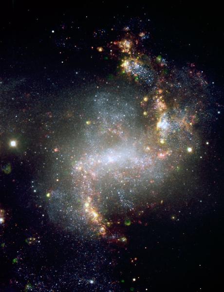 La galaxia NGC 1313 La galaxia NGC 1313