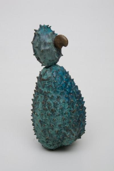 El mundo en 3D de Erika Verzutti Erika Verzutti, Galápagos, 2007, bronce y acrílico, 30 x 14 x 13 cm. Colección de Rose y Alfredo Setubal. Cortesía de la artista; Galeria Fortes Vilaça, São Paulo; Andrew Kreps Gallery, NY; y Galerie Peter Kilchmann, Zurich