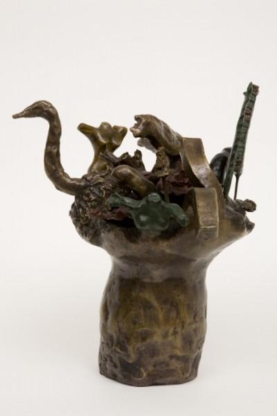 El mundo en 3D de Erika Verzutti escultura de bronce