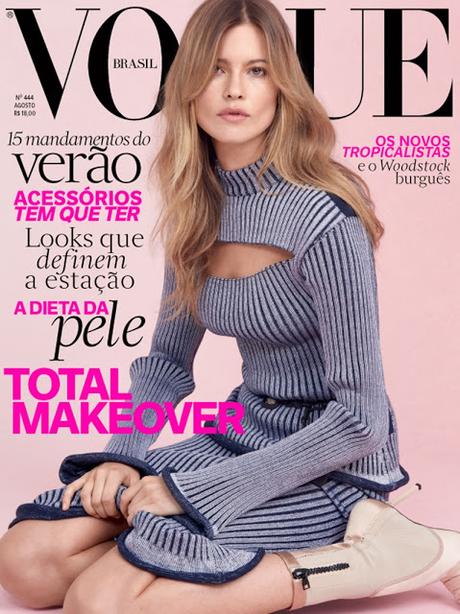 Behati Prinsloo luce de Louis Vuitton en la nueva portada de Vogue Brasil