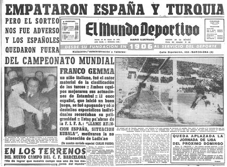 Portada de Mundo Deportivo del 18 de marzo de 1954