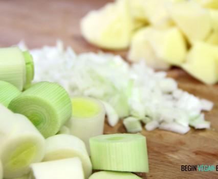 Vichyssoise vegana ingredientes vichyssoise