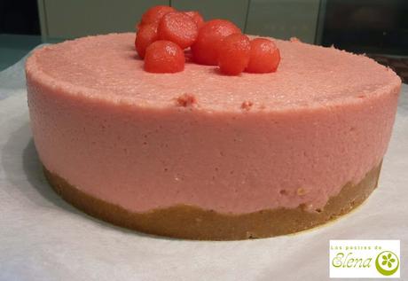 Tarta de sandía Tarta de sandía