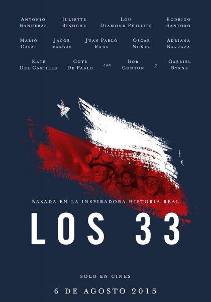 Afiche, tráiler, imágenes y fechas de estreno de “Los 33″