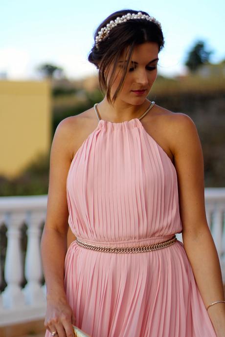 Pleated Pink