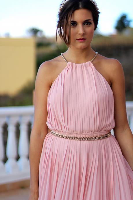 Pleated Pink