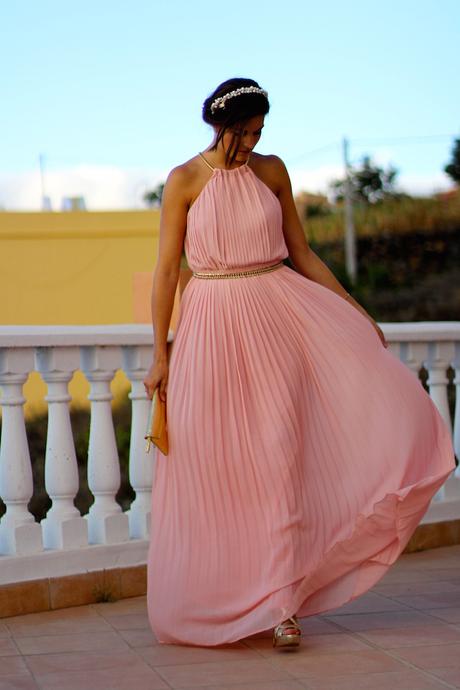 Pleated Pink