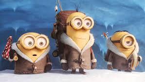 Crítica de “Los Minions” (2015) Manu Zapata_El cine (de estreno) fácil de leer_vivazapata.net_Los Minions expedición polar Kevin Stuart y Bob