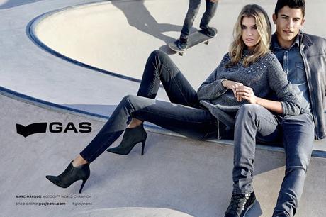 Stella Maxwell y Marc Marquez protagonistas de la nueva campaña de GAS