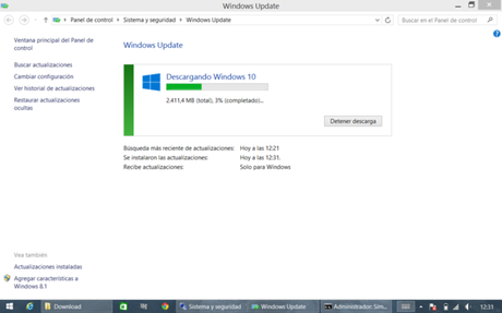 Cómo Forzar la actualización a Windows 10 3