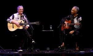 Universal Music Fest deslumbra en su primera edición Caetano Veloso (izquierda) y Gilberto Gil durante su actuación en el Universal Music Fest