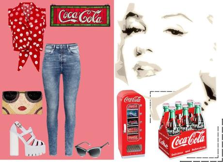 Marilyn Moonroe y Coca Cola