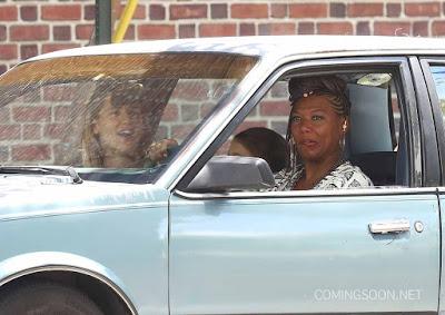 PRIMERAS IMÁGENES DE QUEEN LATIFAH Y JENNIFER GARNER EN EL SET DE MIRACLES FROM HEAVEN