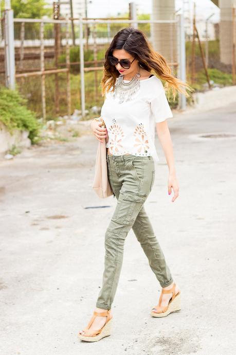 Cargo Pants In Summer estilo militar