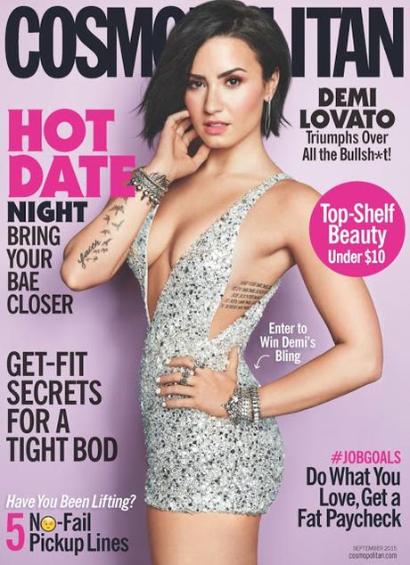 Demi Lovato brilla en la portada de Cosmopolitan