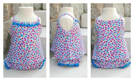 Conjunto de baño para bebé niña con patrón PDF gratis Conjunto de baño para bebé niña con patrón PDF gratis