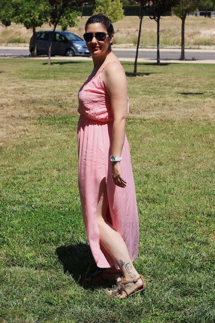 OUTFIT 65. PINK DRESS.