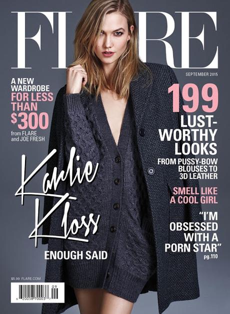 Karlie Kloss portada de Flare Karlie Kloss portada de Flare