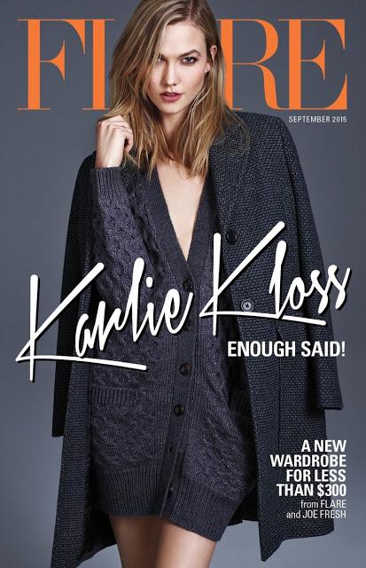 Karlie Kloss portada de Flare Karlie Kloss portada de Flare