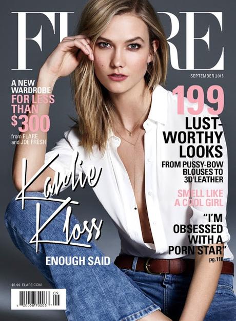 Karlie Kloss portada de Flare Karlie Kloss portada de Flare