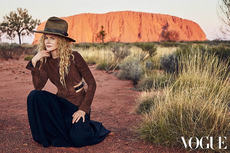 Nicole Kidman se va de safari para la nueva portada de Vogue Australia Nicole Kidman se va de safari para la nueva portada de Vogue Australia