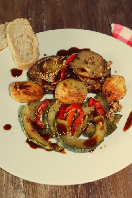 VERDURAS ASADAS CON VINAGRE BALSÁMICO