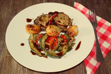 VERDURAS ASADAS CON VINAGRE BALSÁMICO